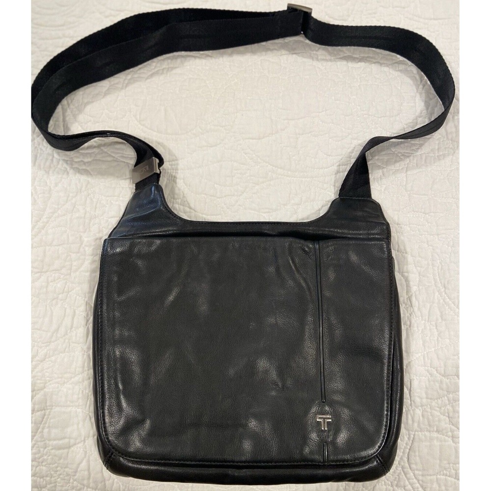 Tumi Shoulder Bag 6923D Bryce Flap Bodybag Cowhide Messenger Grained Leather